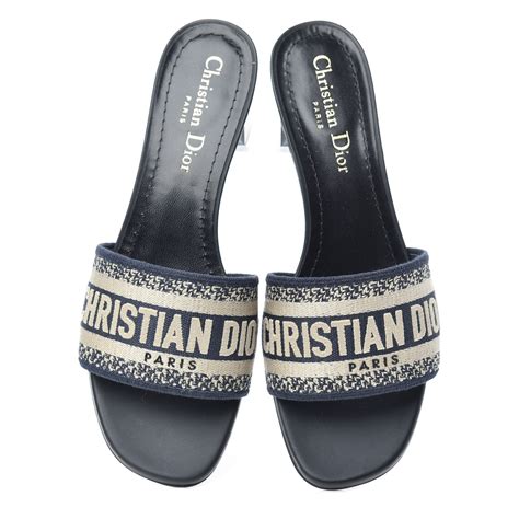 blue dior sandal|christian Dior sandals blue.